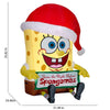 Gemmy Nickelodeon 3FT SpongeBob SquarePants Merry Christmas Inflatable
