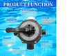 11496 6-way Valve For 16 Inch Sand Filter Pump And Combo And For 14 inch and Filter Pump