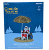 Carole Towne Santa's Beach Day Village Scene Tabletop Decor
