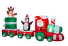 Home Accents Holiday 11.5 FT Wide GIANT-SIZED LED Inflatable Santa Train Scene