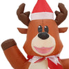 Home Accents Holiday 11.5 FT Wide GIANT-SIZED LED Inflatable Santa Train Scene