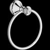 Santec Klassica 9564KT10 Crystal Towel Ring Polished Chrome