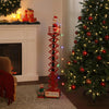 Mr. Christmas 50-inch Animatronic Santa's Scissor Lift Holiday Decoration