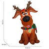 Gemmy Warner Bros. 4 FT Lighted Scooby-Doo Merry Christmas Inflatable