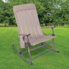 Member’s Mark Portable Folding Rocking Chair, Taupe Splash