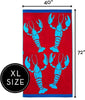 Member's Mark Adult Beach Towel Sea Lobster 40" x 72" (2-Pack)