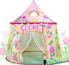 Kids Pop Up Play Tent Secret Garden with Mat for Toddlers