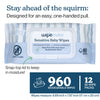Wipemate PremiumvEWG-Verified Baby Wipes, 99% Water-Based, Plastic-Free