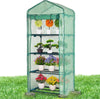 Mini Walk Greenhouse Stand Rack with Durable Cover 63"H x 27"W x 19"D