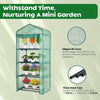 Mini Walk Greenhouse Stand Rack with Durable Cover 63"H x 27"W x 19"D