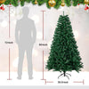 Shearly 5ft Artificial Spruce Christmas Tree with 1150 Branch Tips and Metal Stand