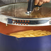 Copper Chef Quick-Cook 16-Piece Pan Set with CeramiTech Navy/Copper