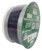 Kirkland Signature Wire Edged Silver Metallic Navy Stripe Ribbon 50yd x 2.5in