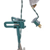 GE Holiday Classics 11-inch 16-Light Silver Glittered Bethlehem Star Tree Top