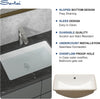 Undermount Bathroom Sink - 21 x 14 inch Rectangular Vessel Sink