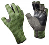 Buff Pro Series Angler Gloves, Skoolin Sage, X-Large/XX-Large