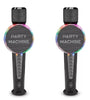 Singing Machine Party Machine Duet Karaoke Microphones Wireless with Bluetooth
