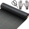 SmoothNovelty 3ft x 500ft Weed Barrier Landscape Fabric Heavy Duty 3.2-oz