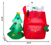 Gemmy Peanuts 4.5-ft LED Snoopy with Doghouse Christmas Scene Holiday Inflatable