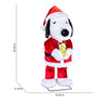 Gemmy 3.5-FT Tall Animated Snoopy Holding Woodstock Christmas Character
