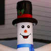 Airblown Inflatable Jolly Jiggler Animated Snowman 12FT with Internal Spotlight