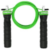 iheart Synergee Speed Jump Rope with 2 Adjustable 10 Ft Cables, Electric Green