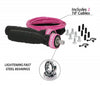 iheart Synergee Speed Jump Rope with 2 Adjustable 10 Ft Cables, Power Pink