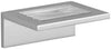 Dornbracht 83410980-06 Crystal Glass Wall-Mounted Soap Dish Platinum Matte