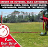 14-ft X 7-ft Bow Frame Portable Soccer Goal with Carry Bag