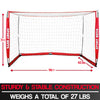 14-ft X 7-ft Bow Frame Portable Soccer Goal with Carry Bag