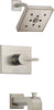 Delta T14453-SSH2O Vero Monitor 14 Series Tub and Shower Trim, Stainless
