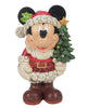 Jim Shore 17" Mickey Mouse Old St. Mick Christmas Figure Decoration