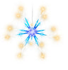 Gemmy LED LightShow 22-inch White/Blue StarBurst