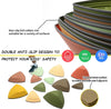 makarci Stepping Stones for Kids 12pcs Obstacle Courses Play Indoor Outdoor, Full Rubber Rim Plastic Hilltop for Kids Balance and Integration Improvement Age 3 4 5 6 7 8