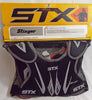 STX Lacrosse Stinger Black Shoulder Pad for Beginner-Intermediate, XX-Small