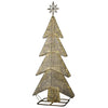 7-Foot Tall Light Up String Christmas Tree With 2000 LED Lights