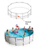 Replacement Vertical Leg Summer Waves 16' x 48" Elite Metal Frame Round Pool