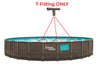 Replacement T-Fitting for Summer Waves 26FT X 52IN Crystal Vue Elite Frame Pool