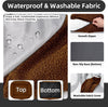 Sytopia Large Dog Bed 42'', Calming Donut Bed for Indoor Cats Large with Removable Washable Cover, Cozy Soft Round Pet Bed with Spine Support up to 60 lbs, Brown