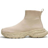 Cape Robbin Lynelle Women's Mesh Sock Sneakers, Slip On Shape Up Walking Shoes Beige Size 9