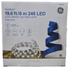 GE StayBright 19.6-ft 240 LED Cool Bright LED Tape Light Bright White
