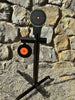 Birchwood Casey USA World of Targets Transistor Handgun Target 3/8" AR500 6" Steel & Plastic Paddle