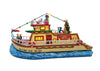 Carole Towne Collection Teddy Boat Tours Lighted Christmas Village Scene