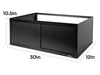 REPTI ZOO Deluxe Terrarium Stacker with Front Sliding Doors 30" W X 12" D X 10.5" H