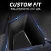 Tesla Model Y Trunk Organizer - Double Layer Storage Bins with Carpeted Lid