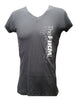 Next Level Apparel The Firm V-Neck Gray T-Shirt, X-Large