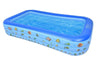 TINKLE WELL Inflatable Swimming Kiddie Pool 98" X 67" X 21" Ocean World Blue