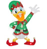 Gemmy 2.5-feet Donald Duck Freestanding Tinsel Yard Sculpture with LED Lights