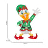 Gemmy 2.5-feet Donald Duck Freestanding Tinsel Yard Sculpture with LED Lights
