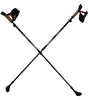 LEKI Nordic Walking Active Carbon Adjustable Walking Poles 105-135cm